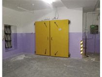 【德軒案例】梧桐院地庫改造——墻面刷油漆、乳膠漆，改造人防門油漆